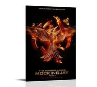 He Hunger Games Mockingjay Anti Splash Art Posters Living Room And Bedroom Hanging Paintings Suitable for Multiple Scenarios No Need for Punching Easy to Install Suitable for Gifts And Personal UseFra