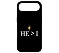 He Is Greater - Christmas Faith in the Dark Edition Case for iPhone Air