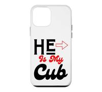 He Is My Cub Cougar Relationship Status Funny Valentines Case for iPhone 12 mini