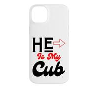 He Is My Cub Cougar Relationship Status Funny Valentines Case for iPhone 14 Plus