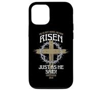 He Is Not Here He Has Risen Just As He Said Case for iPhone 12/12 Pro