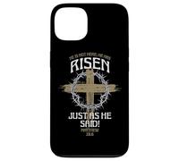 He Is Not Here He Has Risen Just As He Said Case for iPhone 13