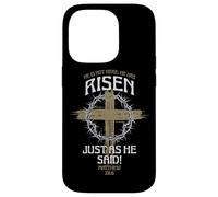 He Is Not Here He Has Risen Just As He Said Case for iPhone 14 Pro