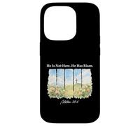 He Is Not Here He Has Risen Matthew 28-6 - Easter Christian Case for iPhone 14 Pro