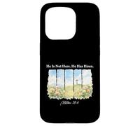 He Is Not Here He Has Risen Matthew 28-6 - Easter Christian Case for iPhone 15 Pro