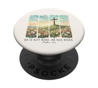 He is not here. He has Risen. Matthew 28:6 PopSockets Adhesive PopGrip