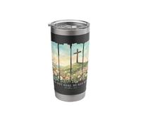He is not here. He has Risen. Matthew 28:6 Stainless Steel Insulated Tumbler