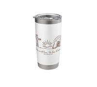 He is Not Here He Has Risen Matthew 28:6 Sunrise Stainless Steel Insulated Tumbler