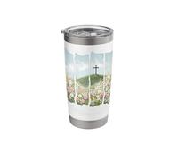 He is Not Here He is Risen Easter Jesus Christ Resurrection Stainless Steel Insulated Tumbler