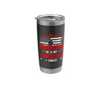 HE is NOT JUST A Protector HE is My Protector Shield Stainless Steel Insulated Tumbler