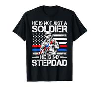 He is Not Just A Soldier He is My Stepdad T-Shirt