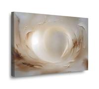 He Is Risen Abstract Painting Gold Empty Tomb Canvas Artwork Modern Christian Wall Art Easter Wall Decor Easter Prints LDS Home Decor - Indoor Living Room Bedroom Church Decorations Framed