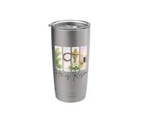 He is Risen Christian Easter Jesus Christ Empty Tomb Cross Stainless Steel Insulated Tumbler