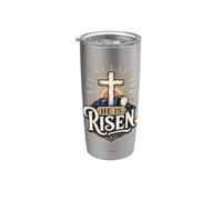 He is Risen Christian Easter Resurrection Faith Stainless Steel Insulated Tumbler