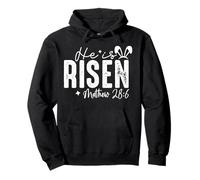 He Is Risen Christian - Easter Resurrection Religious Faith Pullover Hoodie