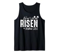 He is Risen Christian - Easter Resurrection Religious Faith Tank Top
