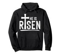 He Is Risen Christian Faith - Easter Resurrection Religious Pullover Hoodie