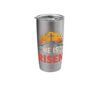 He is Risen Christian Theme Celebration Stainless Steel Insulated Tumbler