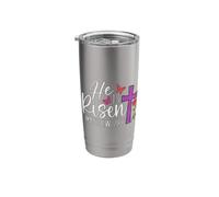 He is Risen Cross Jesus Religious - Easter Day - Christians Stainless Steel Insulated Tumbler
