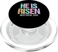 He is Risen Easter Christian Jesus PopSockets PopGrip for MagSafe