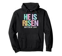 He is Risen Easter Christian Jesus Pullover Hoodie
