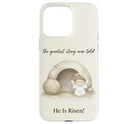 He Is Risen Easter Christian Resurrection Case for iPhone 15 Pro Max