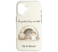 He Is Risen Easter Christian Resurrection Case for iPhone 16