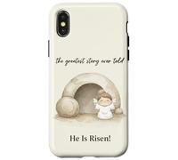He Is Risen Easter Christian Resurrection Case for iPhone X/XS