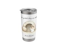 He is Risen Easter Christian Resurrection Stainless Steel Insulated Tumbler