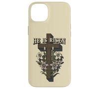 He Is Risen Easter Cross Matthew 28:6 Christian Case for iPhone 14 Plus