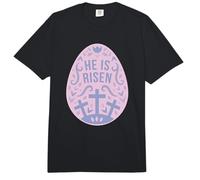 He is Risen Easter Egg - Jesus Christ Resurrection Comfort Colors Adult Heavyweight T-Shirt