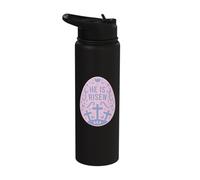 He is Risen Easter Egg - Jesus Christ Resurrection Stainless Steel Insulated Water Bottle
