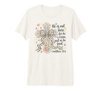 He is Risen Easter Faith Leopard Print Cross Premium T-Shirt