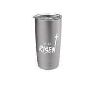 He is Risen Easter is About Jesus Bible Christ Easter Stainless Steel Insulated Tumbler