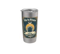 He is Risen Empty Tomb Christian Easter Resurrection Faith Stainless Steel Insulated Tumbler