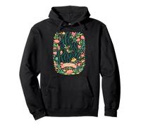 He Is Risen Floral Wildflowers Cottagecore Art Easter Jesus Pullover Hoodie