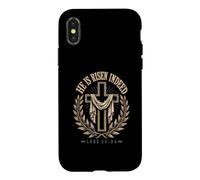 He Is Risen Indeed Luke 24:34 Christian Men Women Case for iPhone X/XS