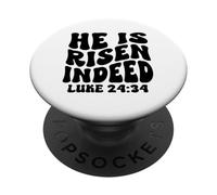 He is risen indeed Luke 24-34 Resurrection Sunday Jesus PopSockets Adhesive PopGrip