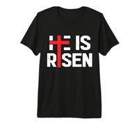 He is Risen Jesus Christ Catholic Christians Happy Easter Premium T-Shirt