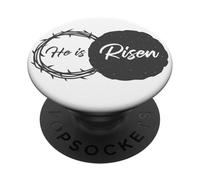 He is Risen - Jesus Christ Resurrection Easter & Passover PopSockets Adhesive PopGrip