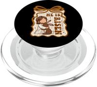 He is Risen Jesus Rabbit Christian Easter Womens Kids Girls PopSockets PopGrip for MagSafe