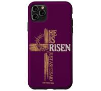 He is Risen Just as He Said Cross Christian Easter Matthew Case for iPhone 11 Pro Max