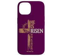He is Risen Just as He Said Cross Christian Easter Matthew Case for iPhone 14