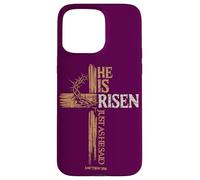 He is Risen Just as He Said Cross Christian Easter Matthew Case for iPhone 15 Pro Max