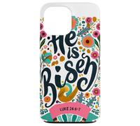He Is Risen Luke 24:6-7 Easter Bible Verse Scripture Case for iPhone 13 Pro Max