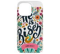 He Is Risen Luke 24:6-7 Easter Bible Verse Scripture Case for iPhone 14 Pro Max