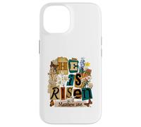 He is Risen Matthew 28:6 Christian Easter Faith Case for iPhone 14