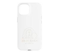 He Is Risen Matthew 28 6 Cross Tomb Case for iPhone 15