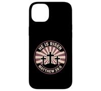 He Is Risen Matthew 28:6 Easter Bible Verse Christian Case for iPhone 14 Plus