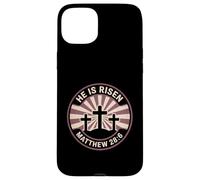 He Is Risen Matthew 28:6 Easter Bible Verse Christian Case for iPhone 15 Plus